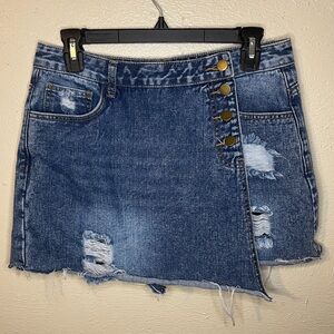 Umgee Denim Skort NWOT